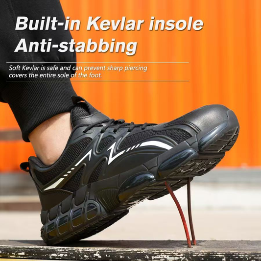 Παπούτσι Ασφαλείας με Σιδερένια Μύτη & Αντιδιατρητική Σόλα μοντέρνο στιλ